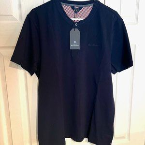 Men's Henley Short Sleeve Shirt (Size Large) NWT